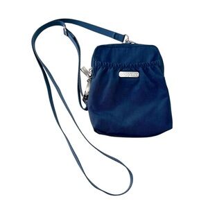 Baggallini Take Two Bryant RFID Protection Crossbody Bag, Blue